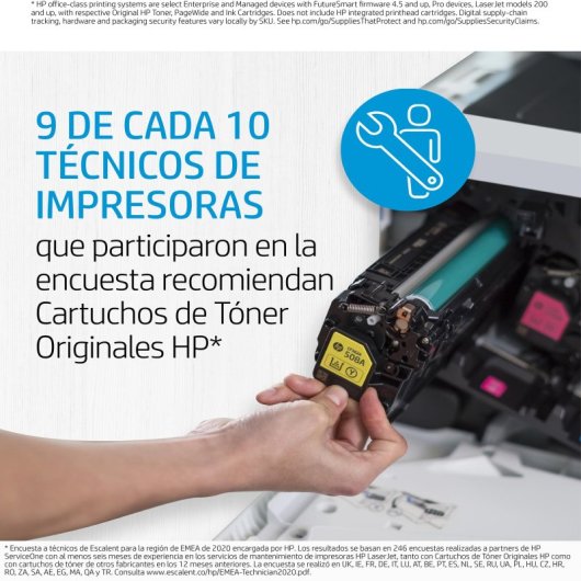 Cartucho de Tóner Original HP 220A Amarillo