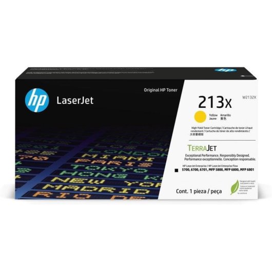 Cartuccia toner giallo originale LaserJet HP 213X