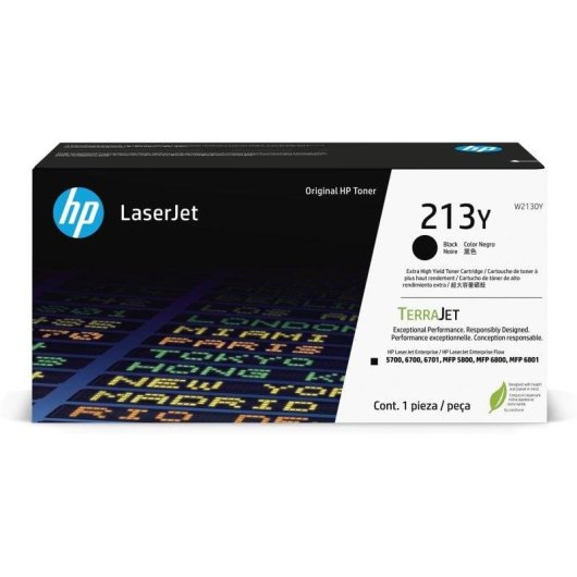 Cartucho de Tóner Original HP 213Y Negro Alto Rendimiento