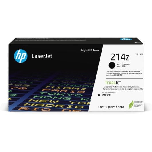 Cartucho de Tóner Original Alto Rendimiento HP 214Z Negro
