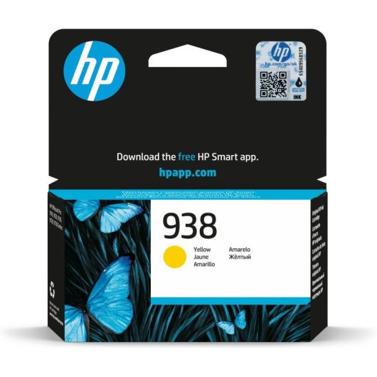 Cartouche d'encre jaune authentique HP 938