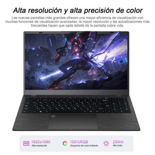 Vanwin Intel Celeron N5095/16 GB/512 GB SSD/15.6"