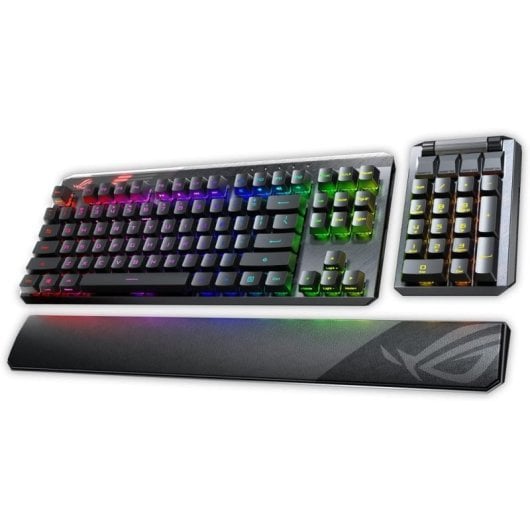 ASUS ROG Claymore II Teclado Mecánico Gaming Inalámbrico RX Red Negro Teclado Francés