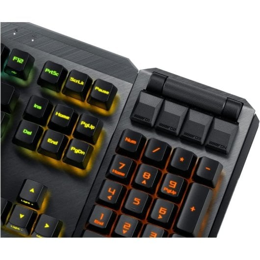 ASUS ROG Claymore II Teclado Mecánico Gaming Inalámbrico RX Red Negro Teclado Francés