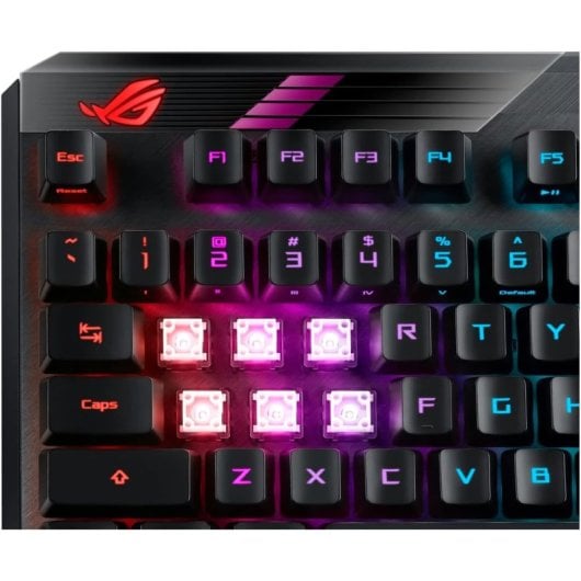 ASUS ROG Claymore II Teclado Mecánico Gaming Inalámbrico RX Red Negro Teclado Francés
