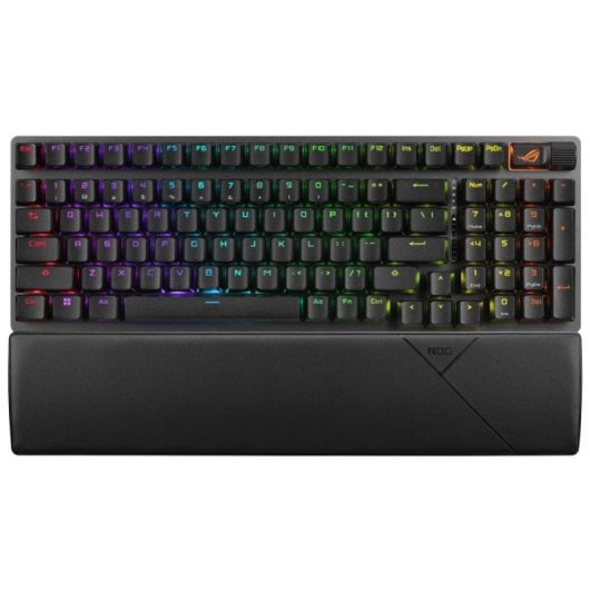 ASUS ROG Strix Scope II 96 Teclado Mecánico Gaming Inalámbrico RGB NX Snow Negro Teclado Francés
