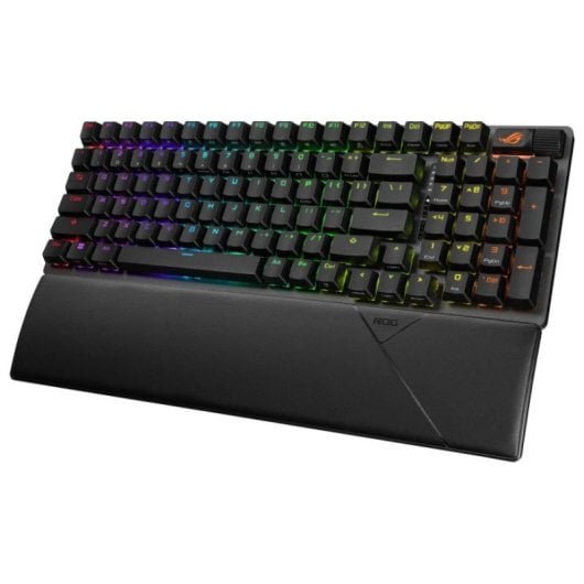ASUS ROG Strix Scope II 96 Teclado Mecánico Gaming Inalámbrico RGB NX Snow Negro Teclado Francés