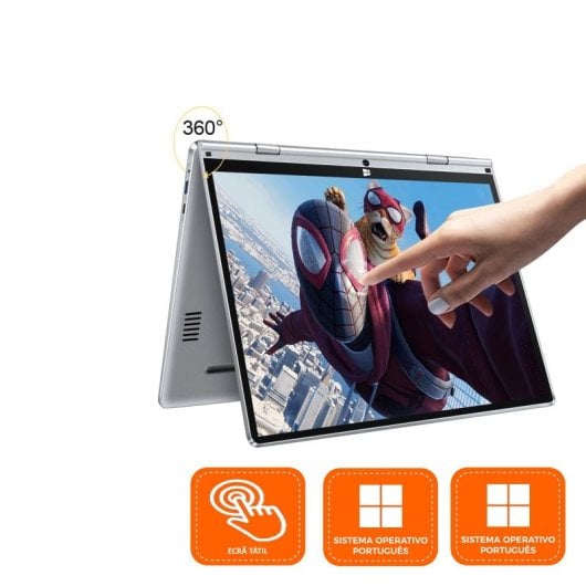 Vanwin Notebook 360 Intel Celeron N4020C/8GB/256GB SSD/11.6" Tátil