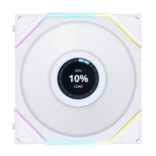 Lian-Li UNI FAN TL LCD 120 RGB Reverse Zusatzlüfter mit Display 120mm weiß