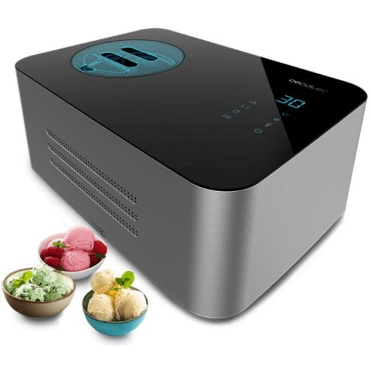 Cecotec Gelacy 1500 Touch Máquina de Fazer Gelado com Compressor com Controlo Tátil 1.5L 150W