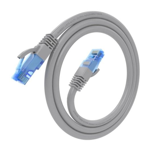 Aisens A135-0774 Cable de Red RJ45 AWG26 CCA UTP Cat 6 75cm Gris