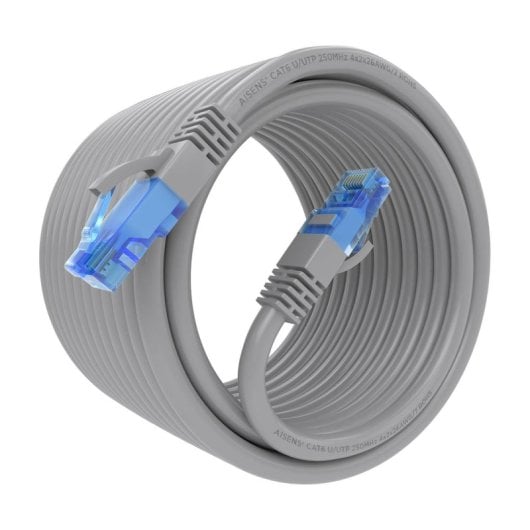 Aisens A135-0781 Cable de Red RJ45 AWG26 CCA UTP Cat 6 7.5m Gris