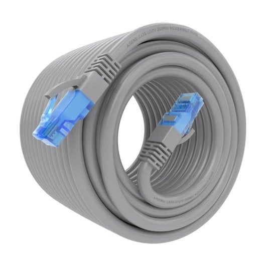 Cabo de Rede RJ45 AWG26 CCA UTP Aisens A135-0784 Cat.6/ 20m/ Cinza