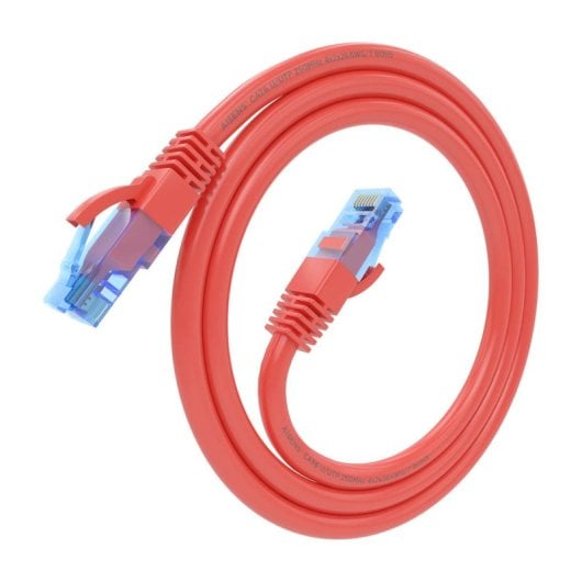 Aisens A135-0788 Cable de Red RJ45 AWG26 CCA UTP Cat 6 75cm Rojo
