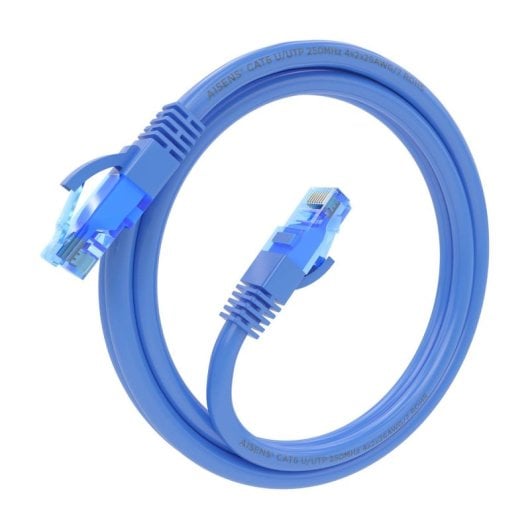 Aisens A135-0799 Cable de Red RJ45 AWG26 CCA UTP Cat 6 1m Azul