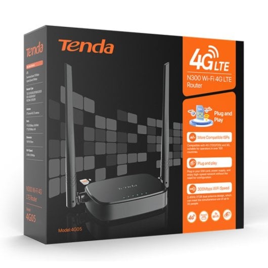 ROUTER WIFI TENDA 4G05 N300 4G LTE