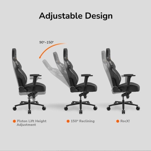 Cougar Nxsys Aero Silla Gaming con Ventilador Negro