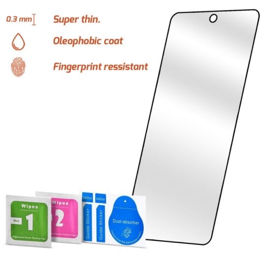 Pellicola protettiva in vetro temperato 3D PcCom Essential per Motorola Moto E32S