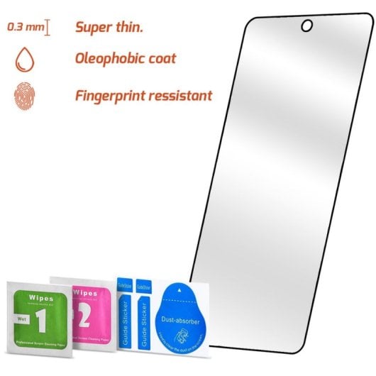 Pellicola protettiva in vetro temperato 3D PcCom Essential per POCO F5 5G
