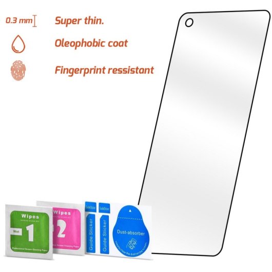 Pellicola protettiva in vetro temperato 3D PcCom Essential per Realme 9