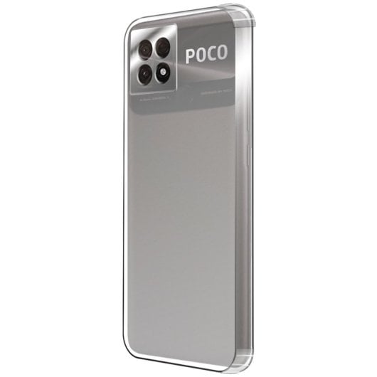 PcCom Essential Funda Antishock Transparente para POCO C40