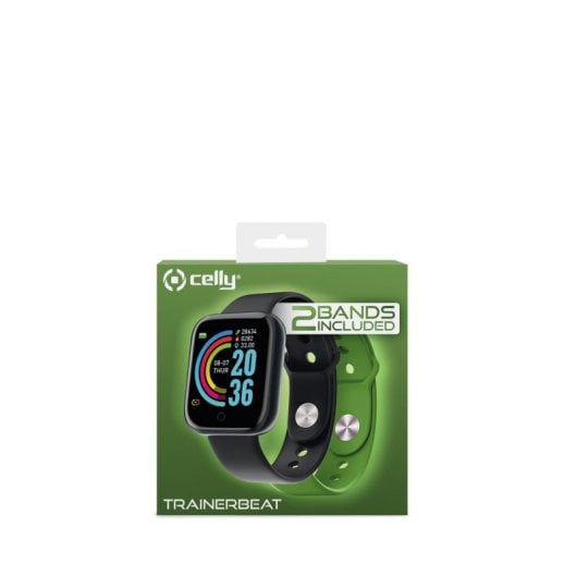 Celly Trainerband Reloj Smartwatch Dos Correas Verde