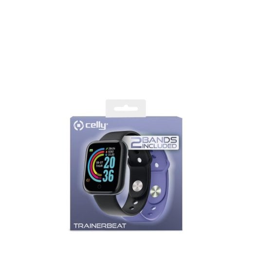 Celly Trainerband Reloj Smartwatch Dos Correas Lila