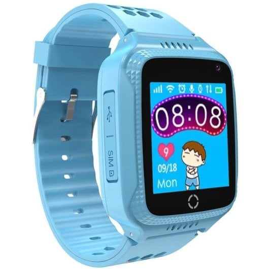 Celly Kidswatch Bluetooth GPS 1.44" Écran Couleur Bleu Étanchéité IP67 SOS Suivi Sommeil