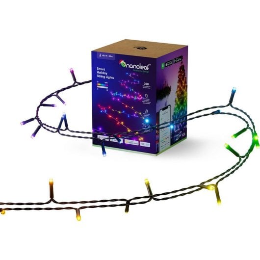 Kit de Guirlande Lumineuse de Noël LED Extérieure Nanoleaf 250 LED 14W 20m