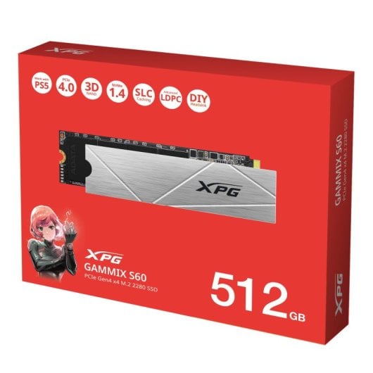 Adata XPG GAMMIX S60 512GB SSD M.2 PCIe Gen4 x4