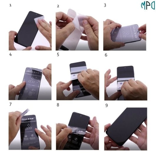 Max Power Digital Protector de Pantalla Hidrogel HD Transparente para Xiaomi Redmi Note 13 Pro Plus