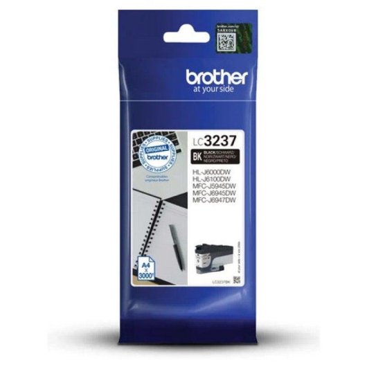 Cartucho de Tinta Original Brother LC-3237BK Negro Rendimiento Estándar