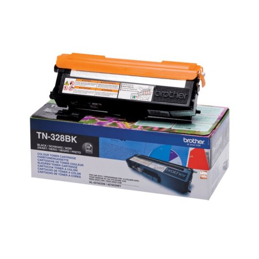 Cartucho de toner Brother TN-328BK 1 unidade(s) Original Preto