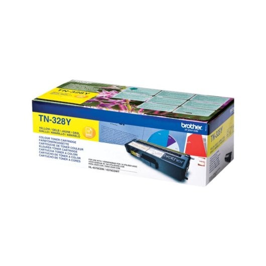 Cartuccia toner Brother TN-328Y 1 pezzo(i) Originale Giallo