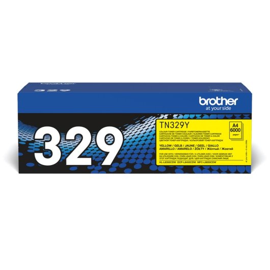 Tonerpatrone Brother TN-329Y Gelb Original XL 6000 Seiten