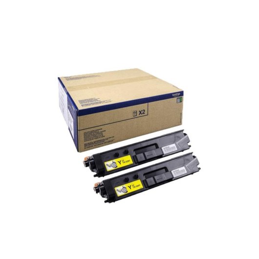 Cartouche Toner Original Brother TN-329YTWIN Jaune 2 Unités