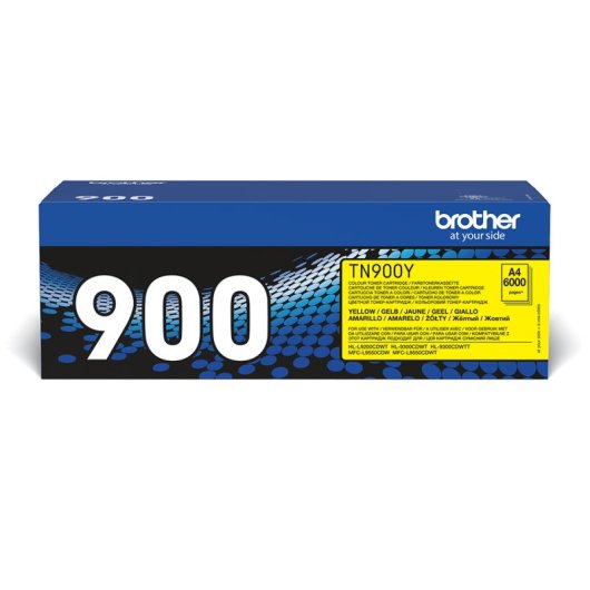 Cartucho de Tóner Original Brother TN-900Y Amarillo