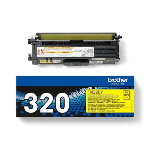 Cartucho de Tóner Brother TN-320Y Amarillo Original 1.500 páginas