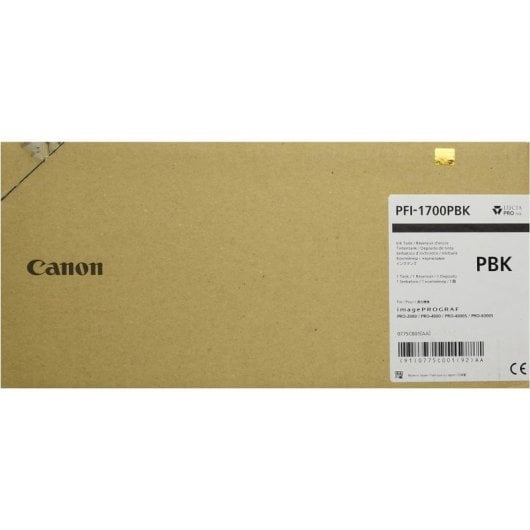 Original Canon PFI-1700PBK schwarze Fototintenpatrone