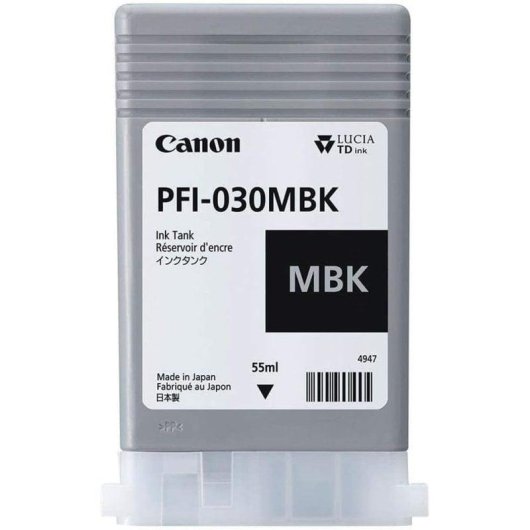 Cartucho de Tinta Original Canon PFI-030 Negro Mate 55 ml