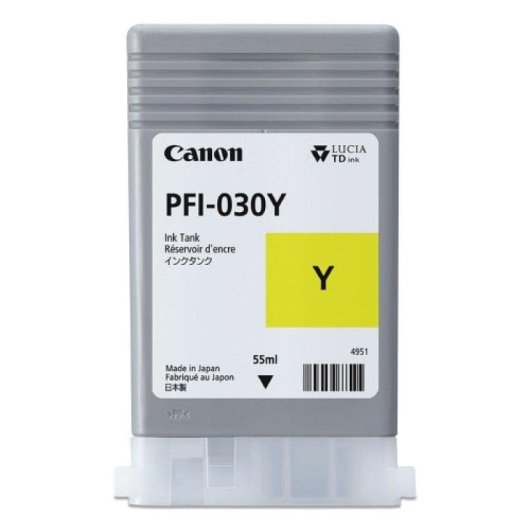 Cartucho de Tinta Original Canon PFI-030Y Amarillo 55 ml