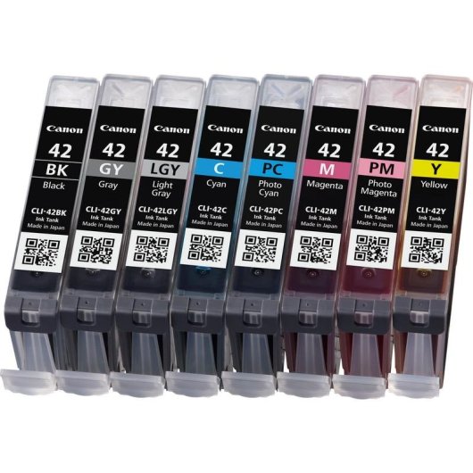 Cartucho de Tinta Original Canon CLI-42 Pack 8 Unidades