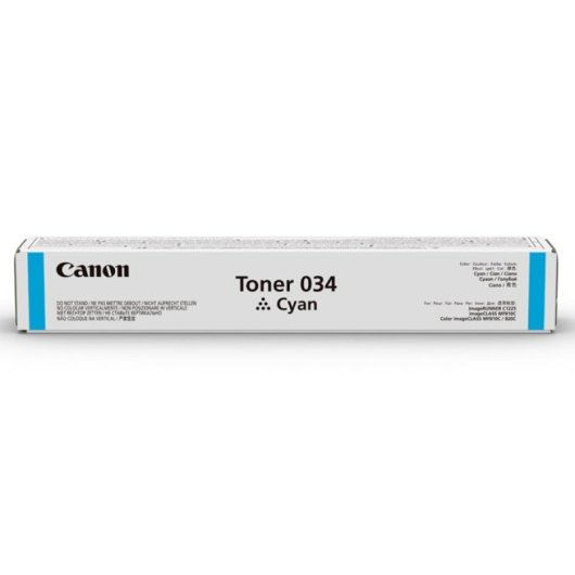 Toner Cartridge Canon 034 Cyaan Origineel ImageClass Mf820Cdn MF810Cdn 7300 Pagina's