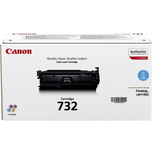 Tonerpatrone Canon 732C Cyan Original für i-SENSYS LBP7780Cx 6400 Seiten