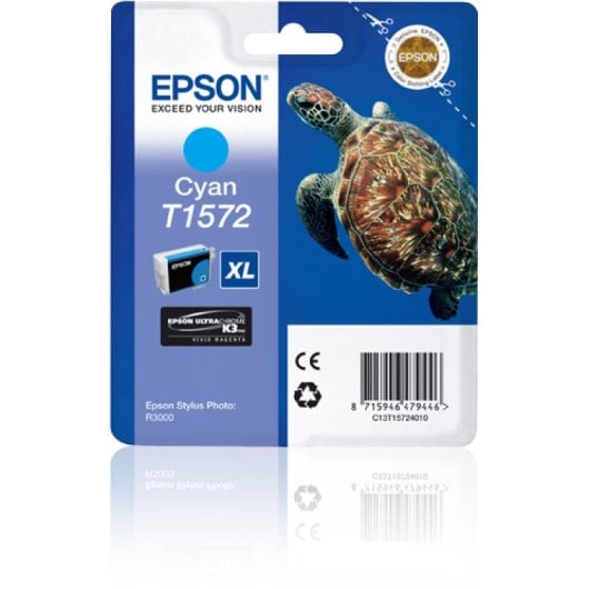 Cartucho Ciano Epson Turtle T1572