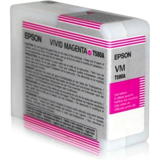 Cartouche Epson T580A00 magenta vif
