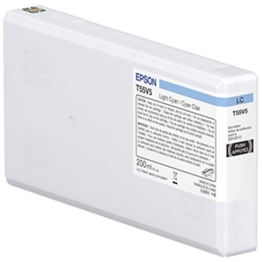 Tintenpatrone Epson T55V5 UltraChrome Pro10 Cyan 200 ml SureColor P5360