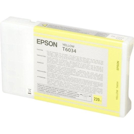 Cartuccia di inchiostro giallo originale Epson T6034 220 ml