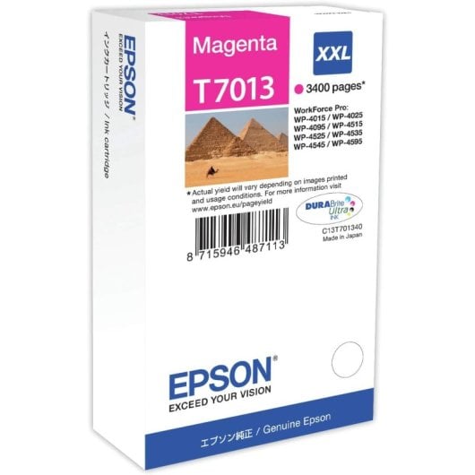 Cartucho de Tinta Original Epson T7013 XXL Magenta