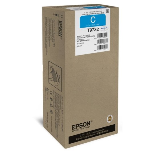 Unité d'alimentation en encre Epson Cyan XL
